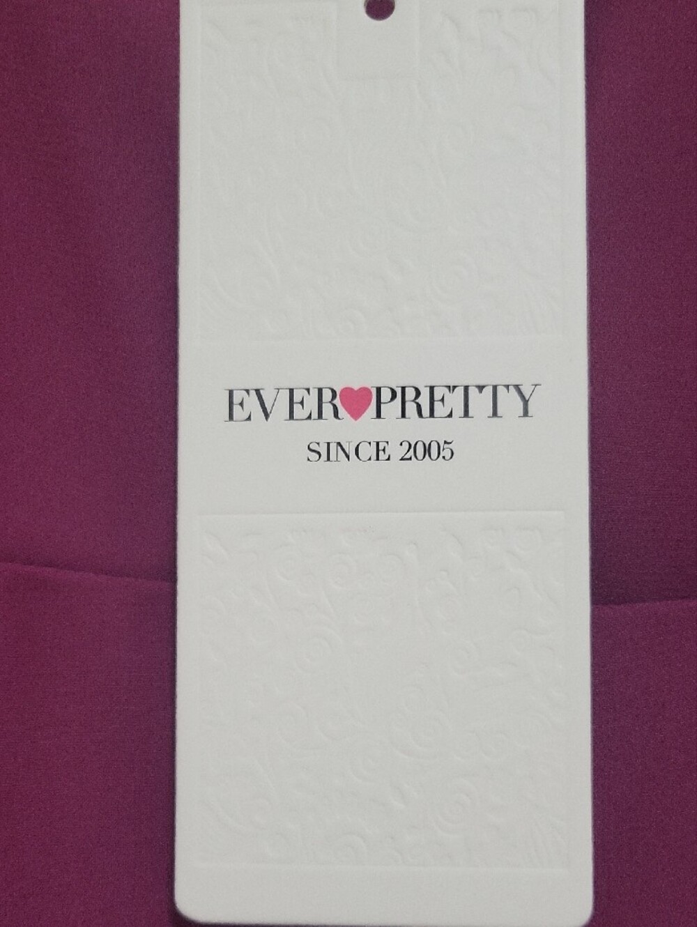 Ever Pretty Plum High-Low Ruffle Dress - Picture 2 of 3